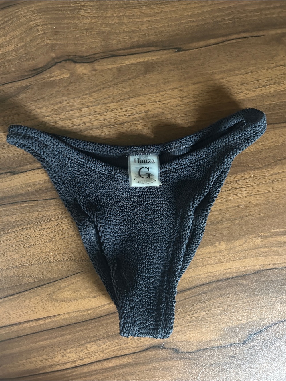 Hunza G Gigi Bikini Set in Black - Picture 3 of 7